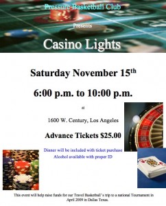 casino night flyer